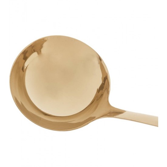 Concha 32cm Aço Inox Positano Dourada